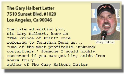 Gary Halbert testimonial